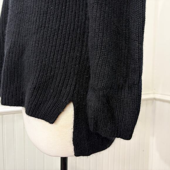 525 America Size M Sweater Emma Cashmere Ribbed Crewneck Shaker Stitch Old Money - Picture 5 of 13